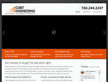 Tablet Screenshot of cubitengineering.com